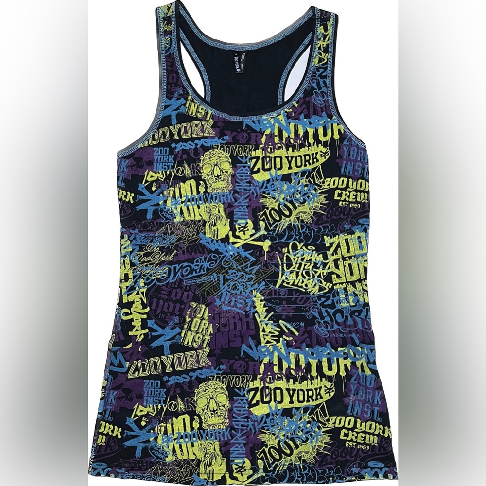 Zoo York Retro Printed Graphic Tank Top | Medium